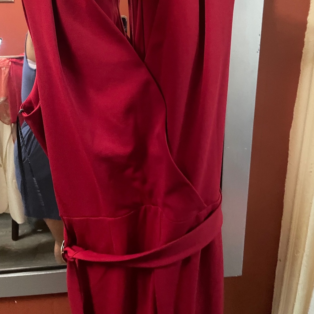 Red short sleeve Romper